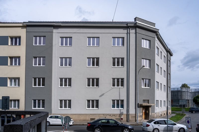 Rekonstrukce fasády bytového domu Brno